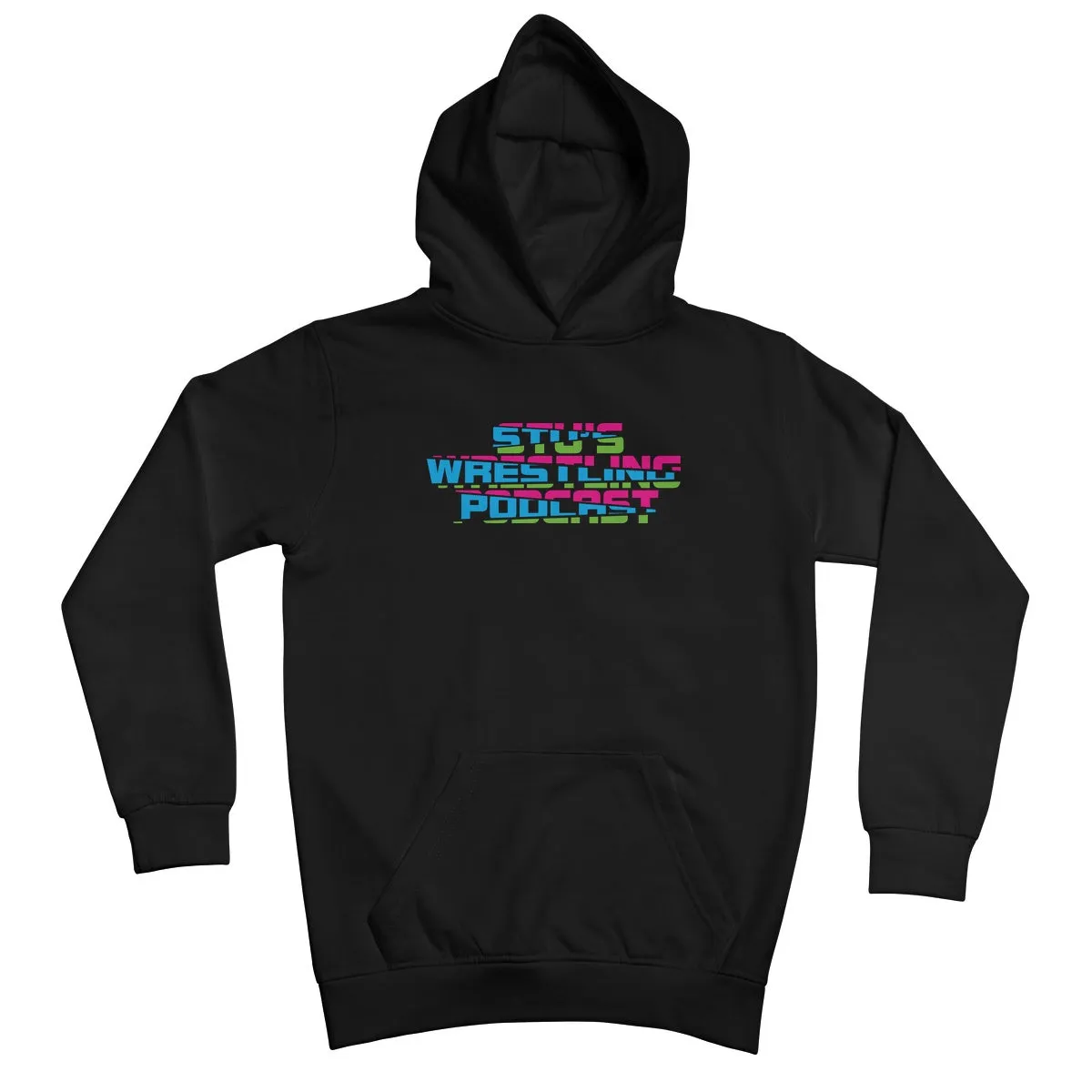 Stu's Wrestling Podcast Logo Kids Hoodie