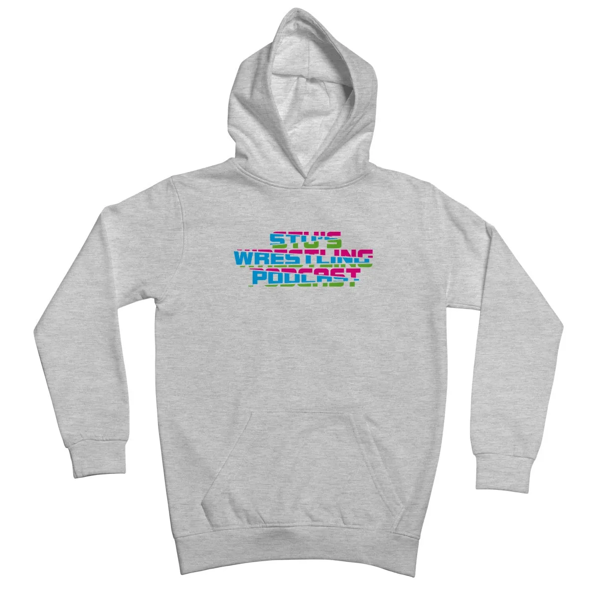 Stu's Wrestling Podcast Logo Kids Hoodie
