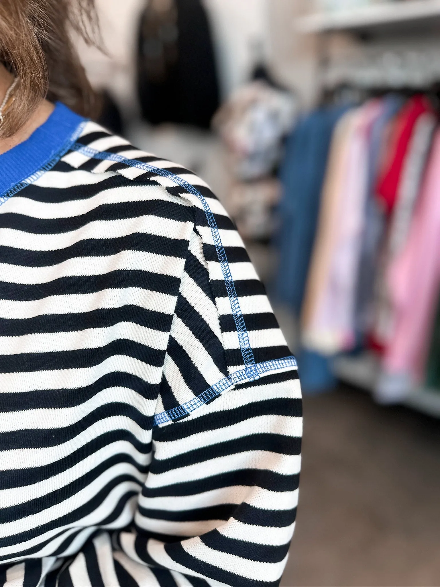 Stylin' Striped Pullover