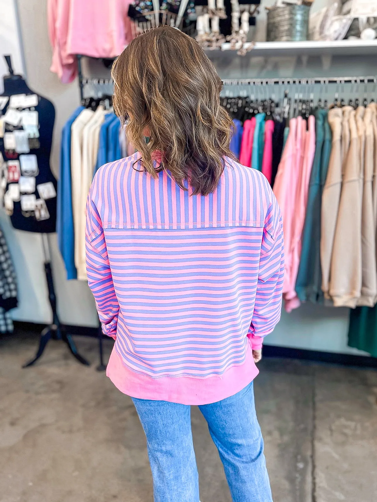 Stylin' Striped Pullover