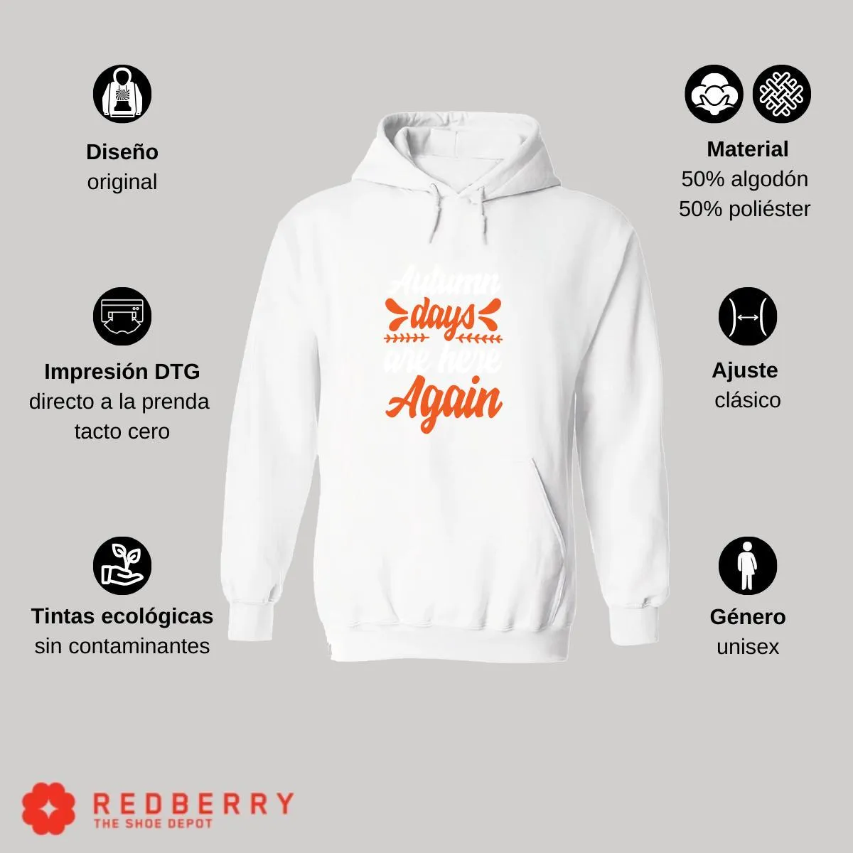 Sudadera Deportiva Hombre Navideña Hoodie 036