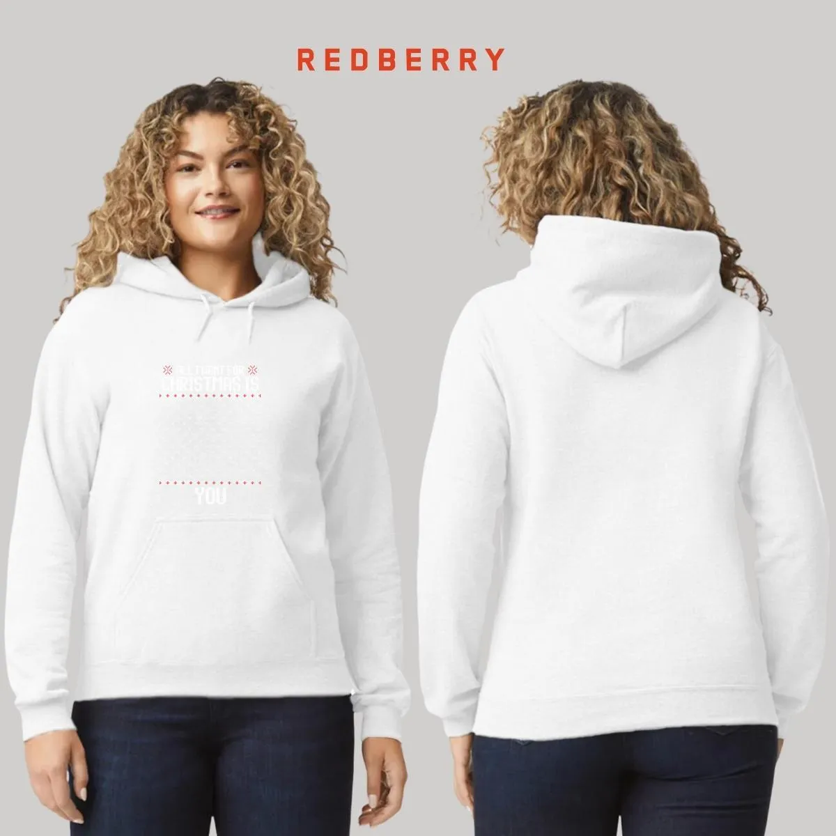 Sudadera Deportiva Mujer Navideña Hoodie 025