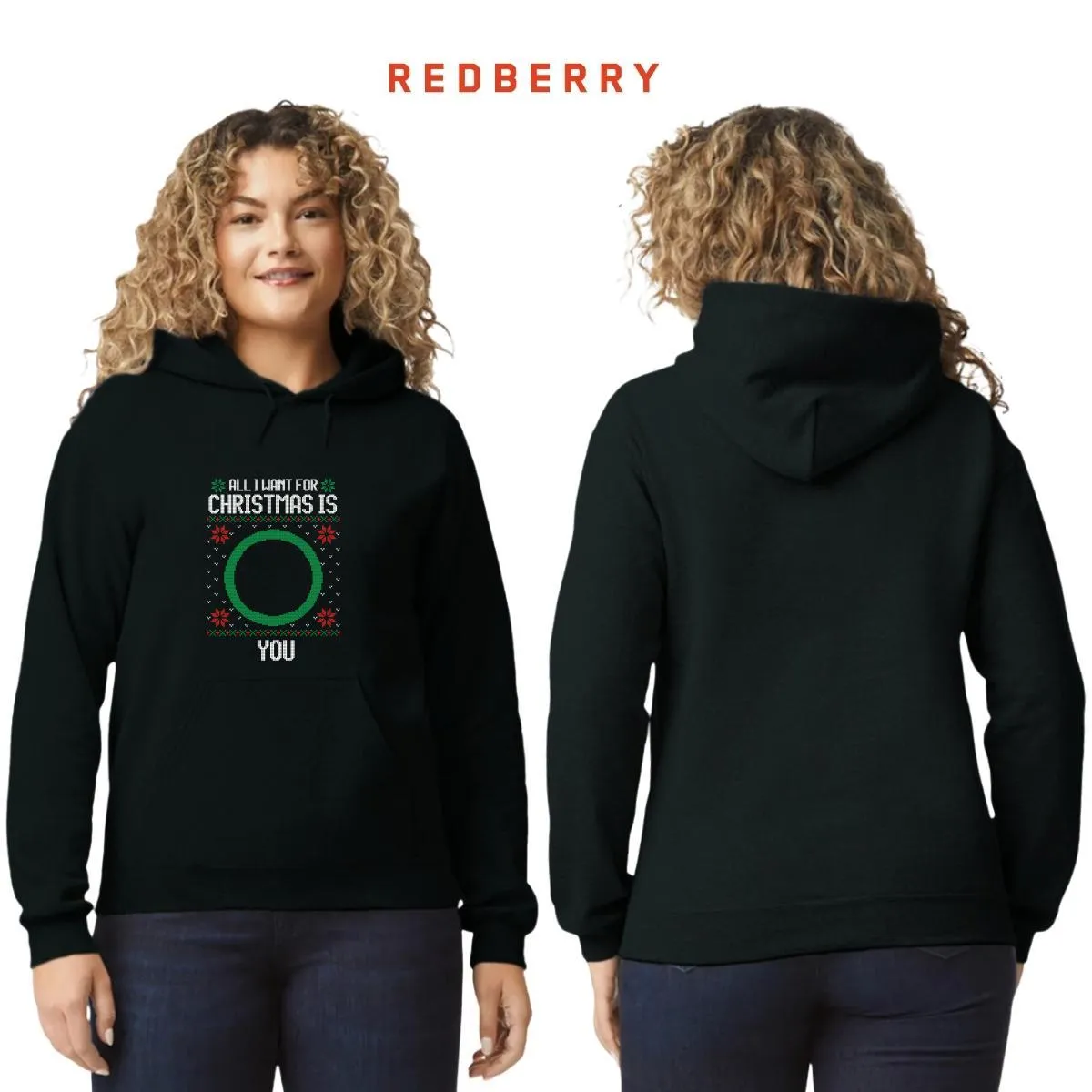 Sudadera Deportiva Mujer Navideña Hoodie 026