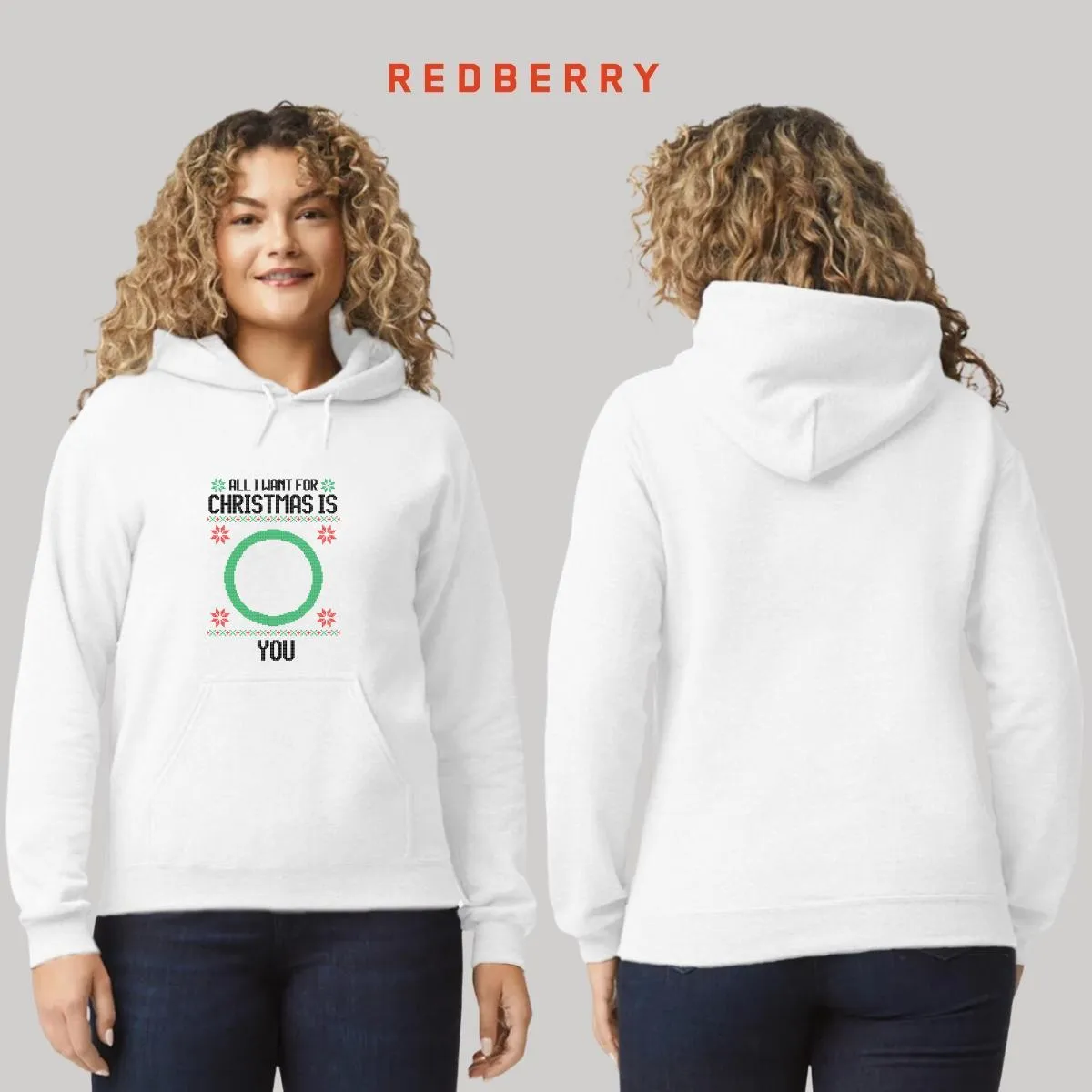 Sudadera Deportiva Mujer Navideña Hoodie 026