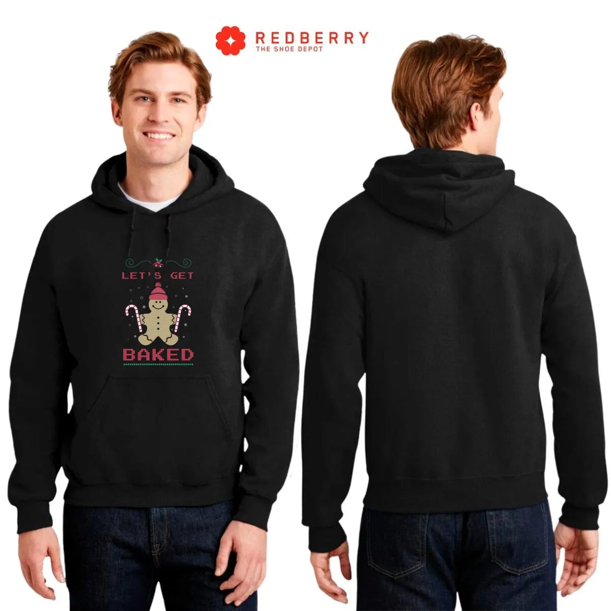 Sudadera Navideña Hombre Deportiva Hoodie 016