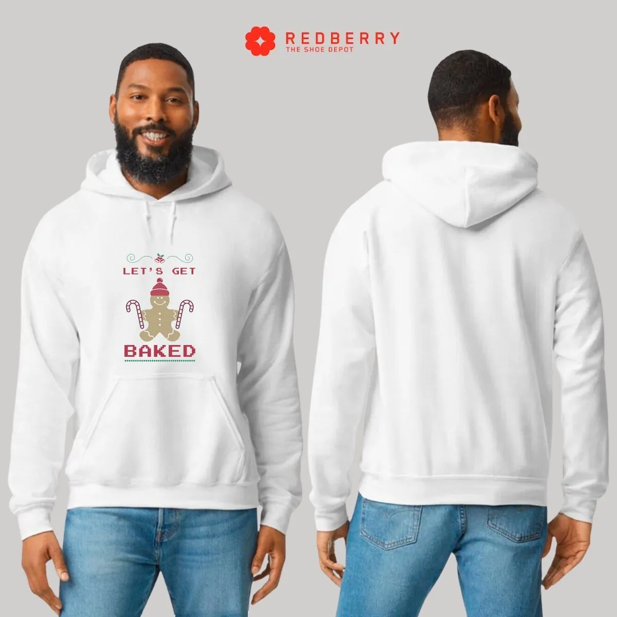 Sudadera Navideña Hombre Deportiva Hoodie 016