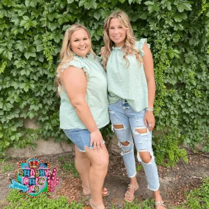 Summer Getaway Top - Sage