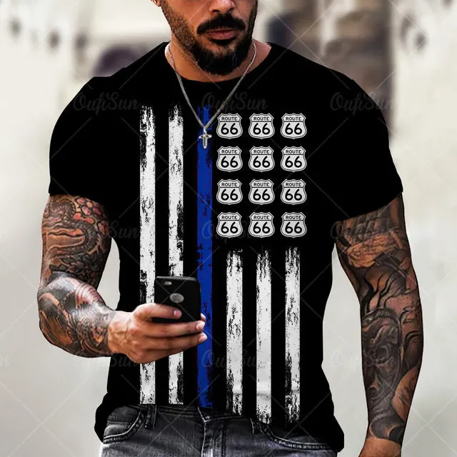Summer New Mens T Shirts Clothes Short Sleeve Fashion  Letters Printed O Collared Tshirt