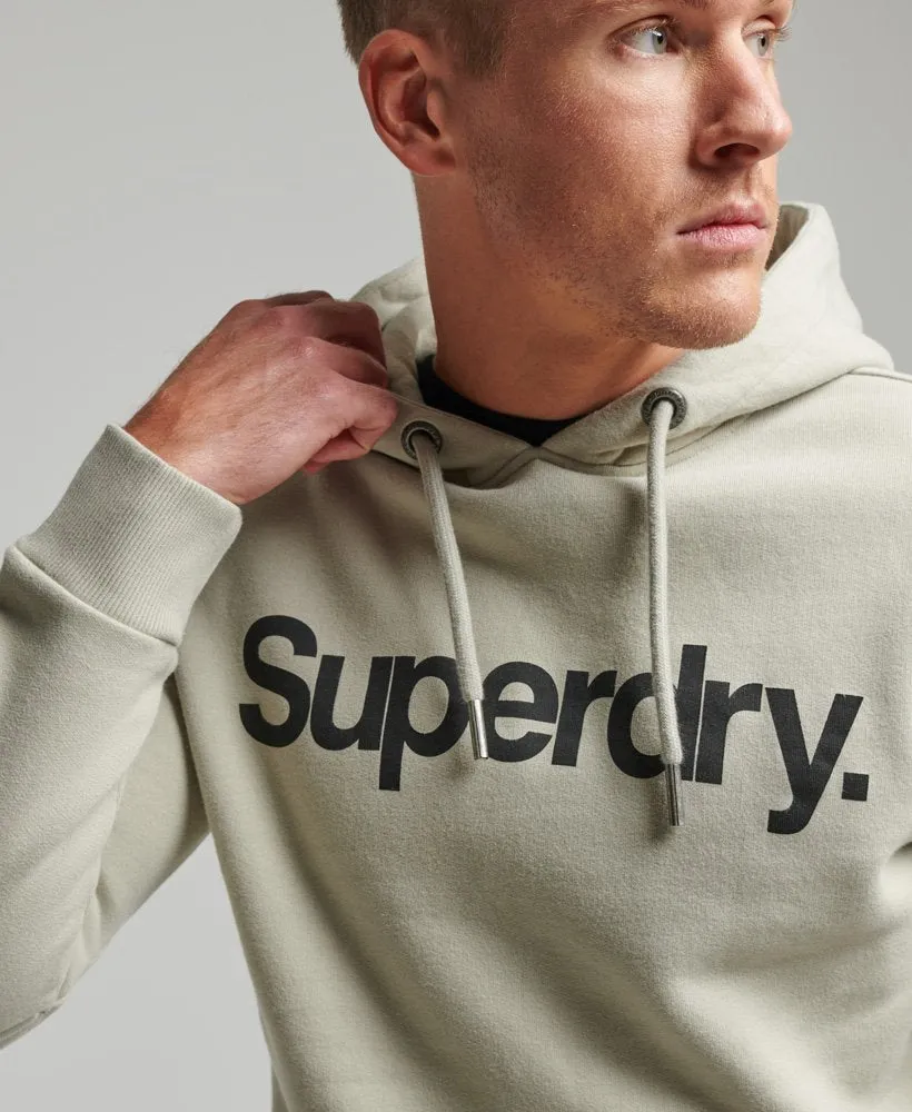 Superdry Core Logo Graphic Hoodie Grey
