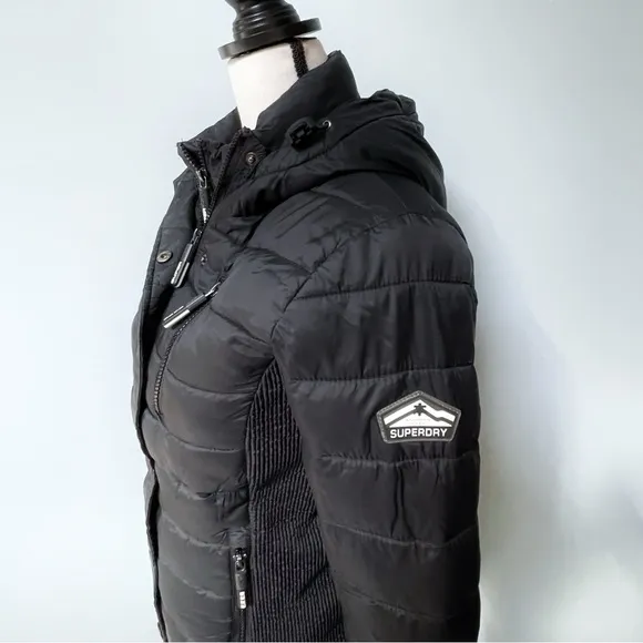 Superdry Fuji Quilted Puffer Jacket, Women Size Medium