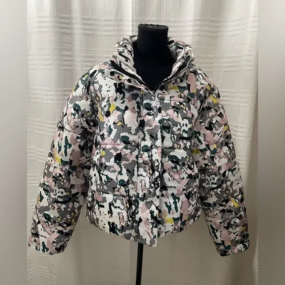 Superdry Jaquard Puffer gray camo