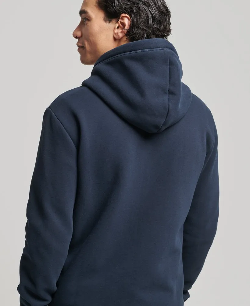 Superdry M2012400A Vintage Logo Zip Hoodie Navy