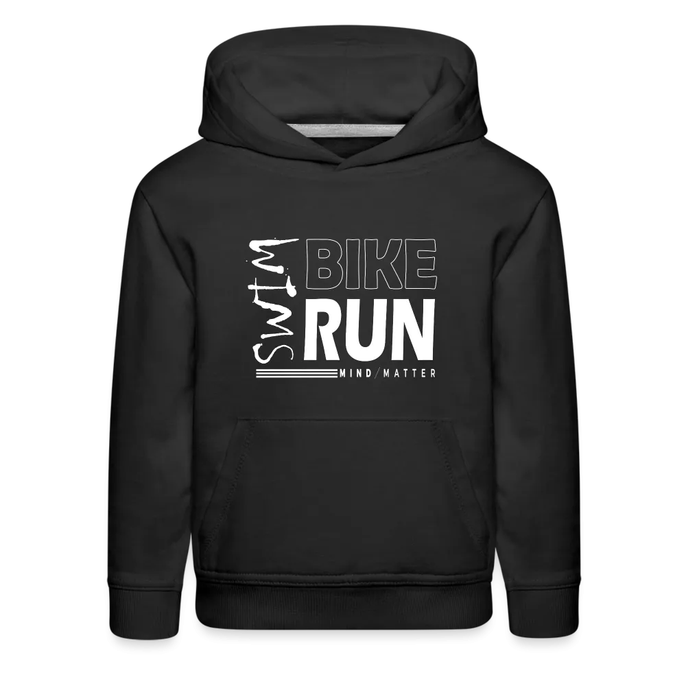 Swim-Bike-Run- Kids‘ Premium Hoodie