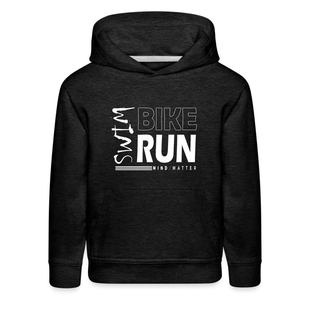 Swim-Bike-Run- Kids‘ Premium Hoodie
