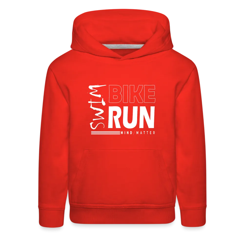 Swim-Bike-Run- Kids‘ Premium Hoodie