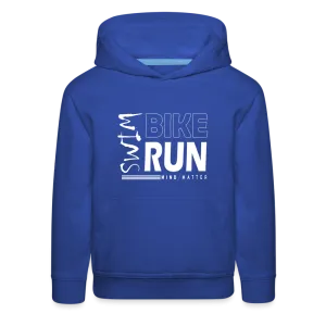 Swim-Bike-Run- Kids‘ Premium Hoodie