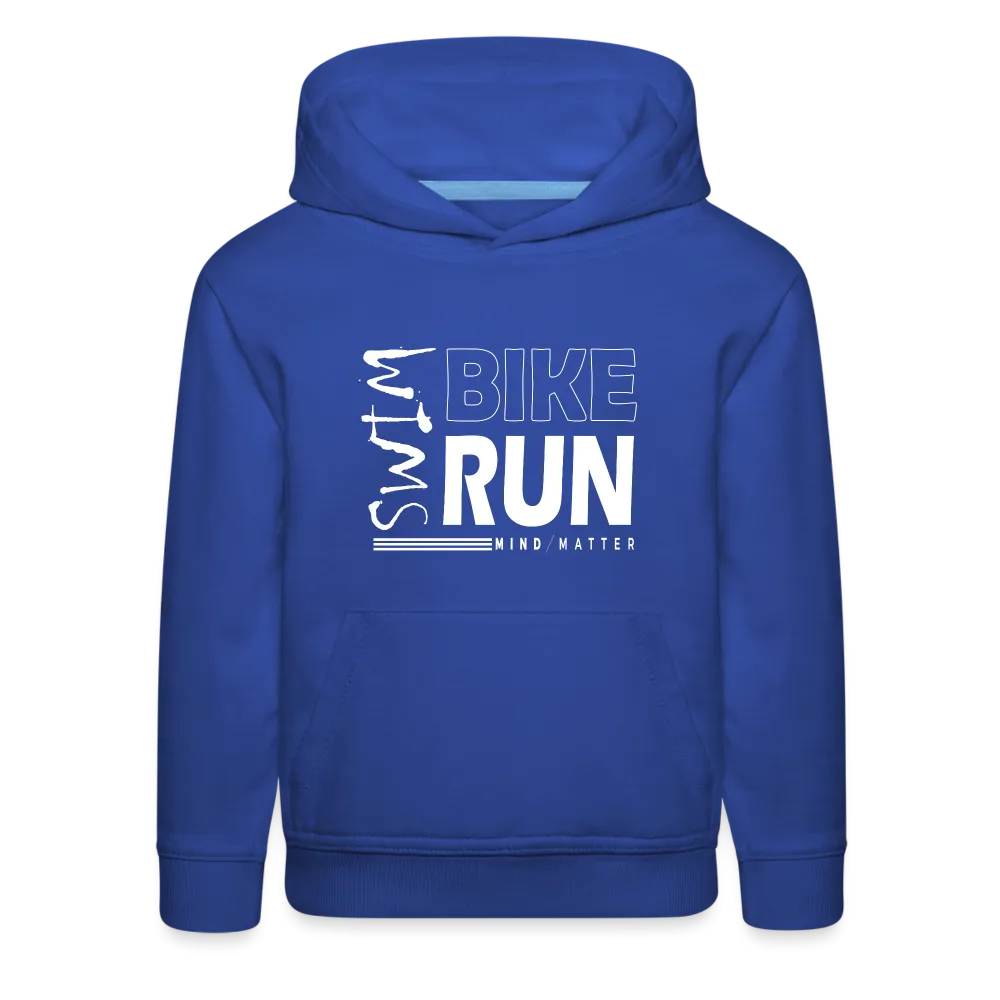 Swim-Bike-Run- Kids‘ Premium Hoodie