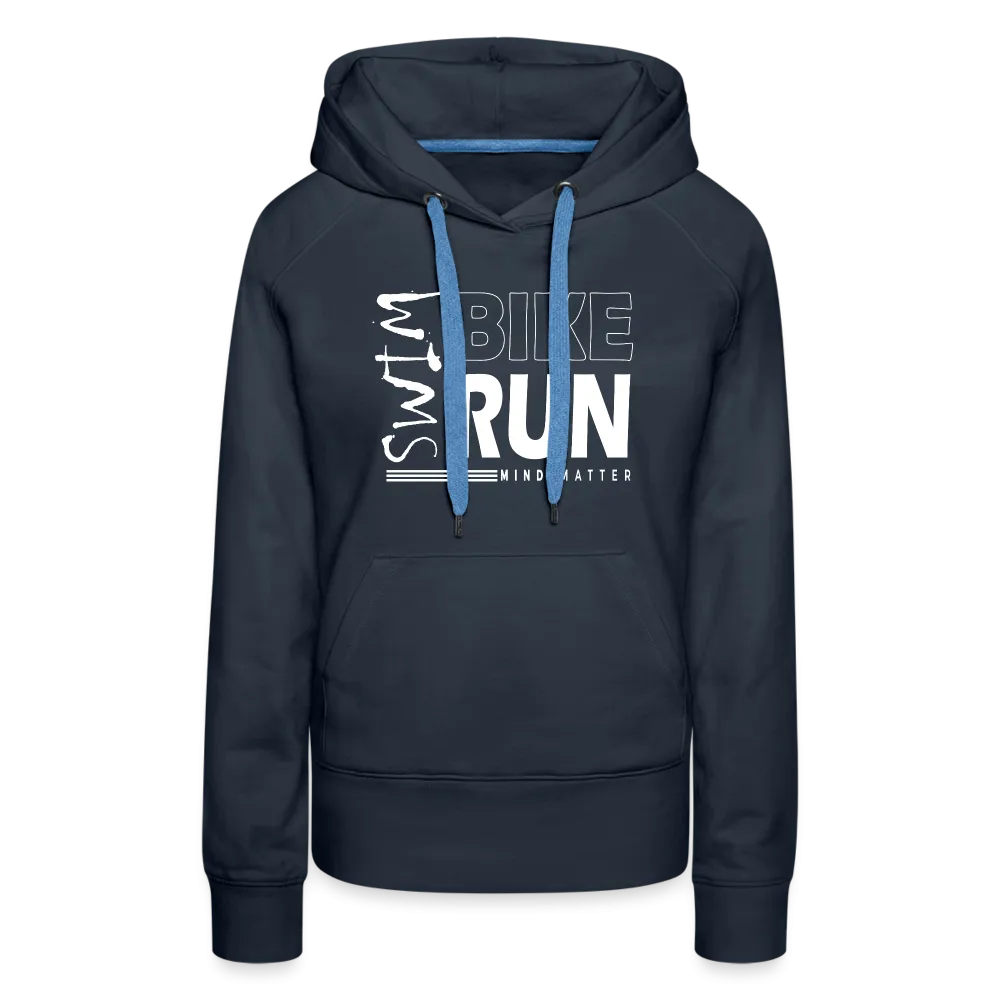 Swim-Bike-Run- Women’s Premium Hoodie