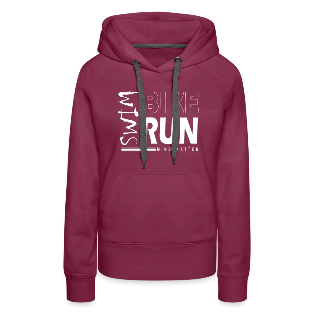 Swim-Bike-Run- Women’s Premium Hoodie