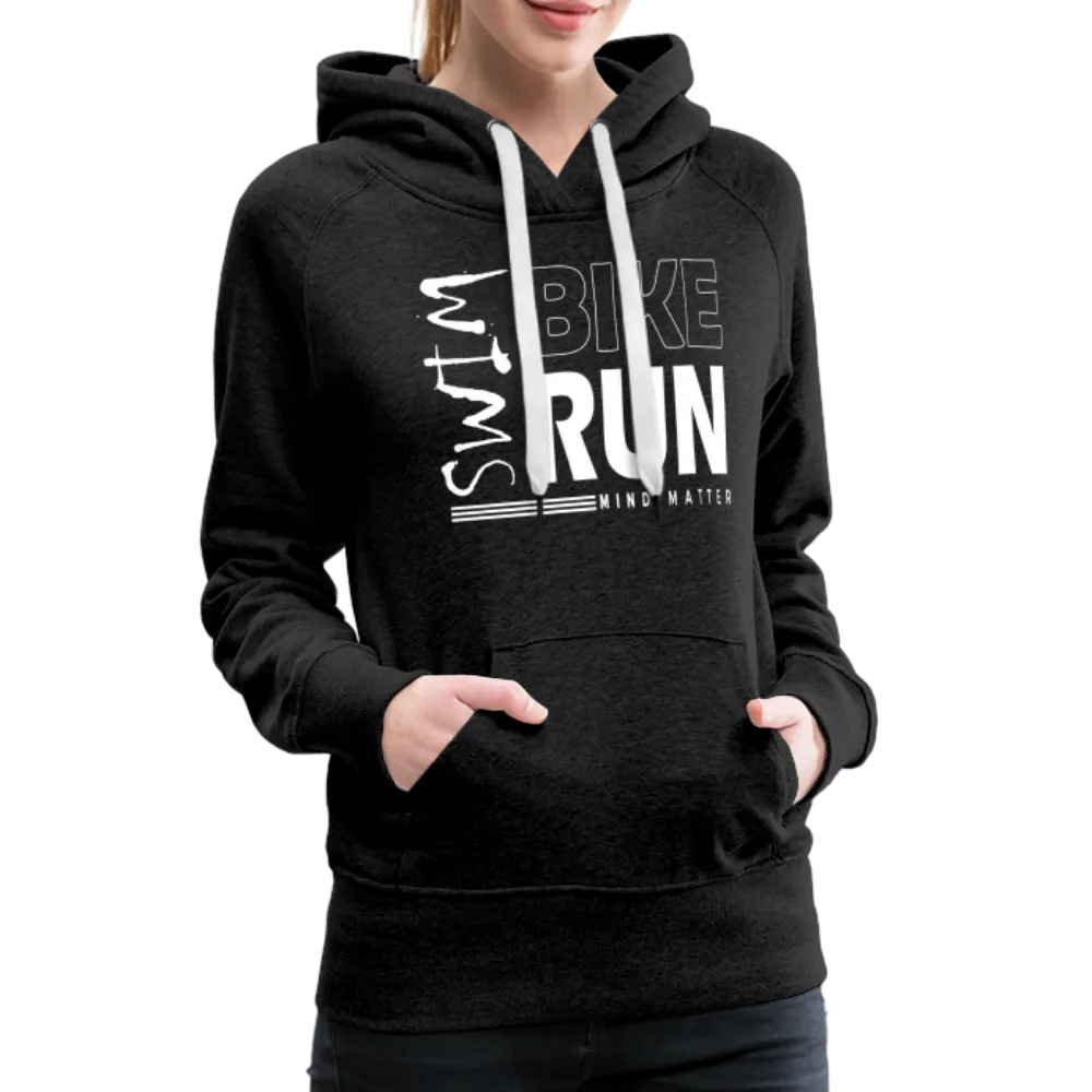 Swim-Bike-Run- Women’s Premium Hoodie