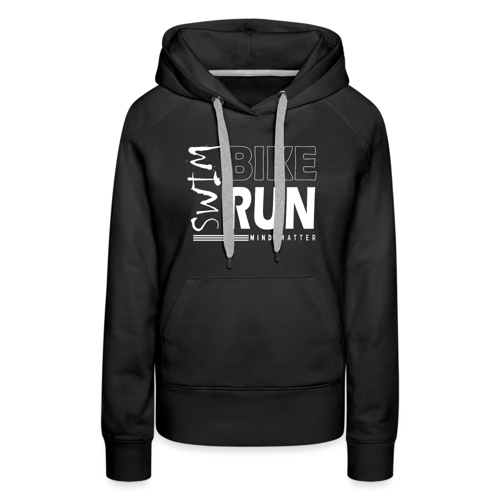 Swim-Bike-Run- Women’s Premium Hoodie