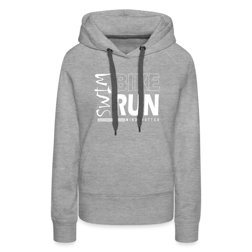 Swim-Bike-Run- Women’s Premium Hoodie