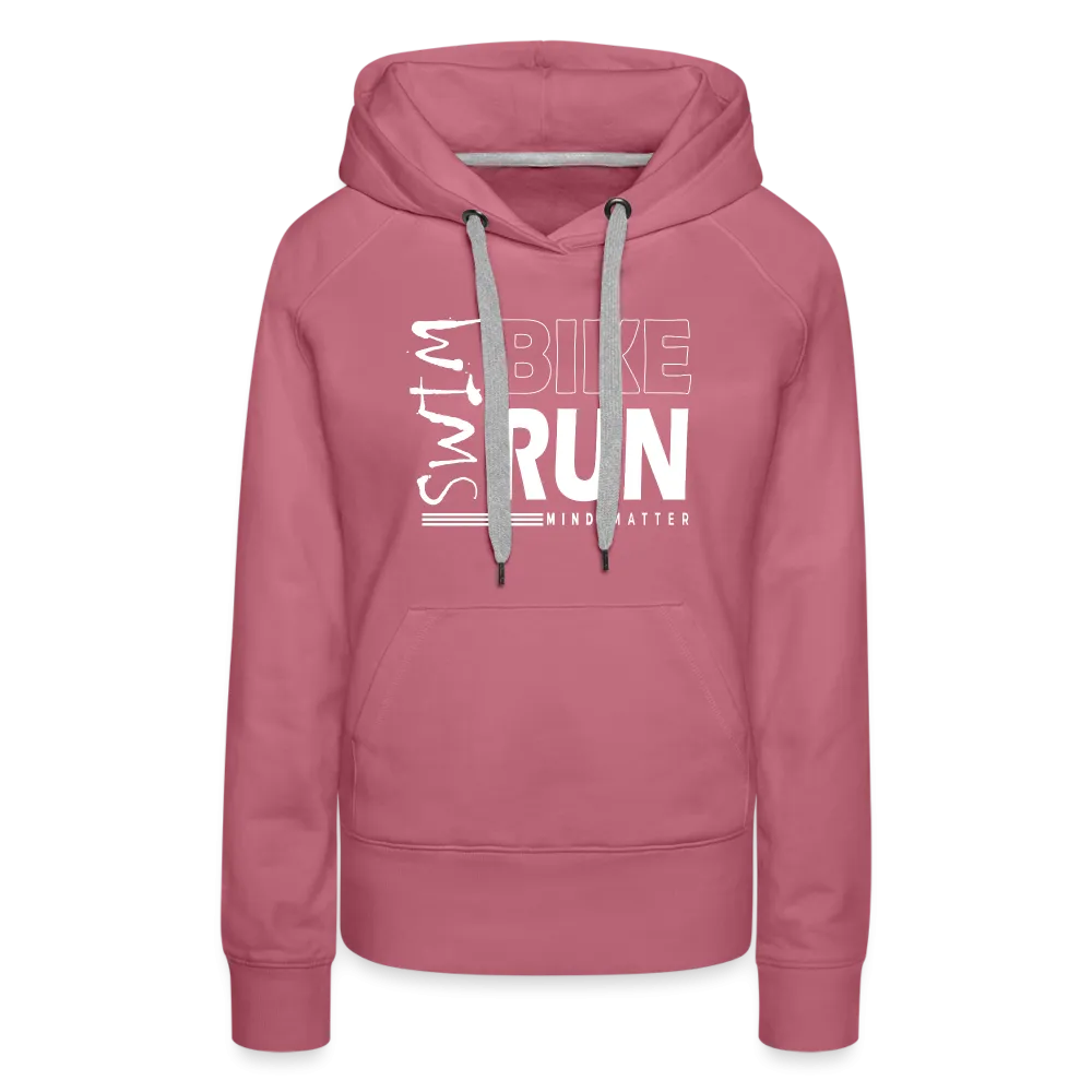 Swim-Bike-Run- Women’s Premium Hoodie