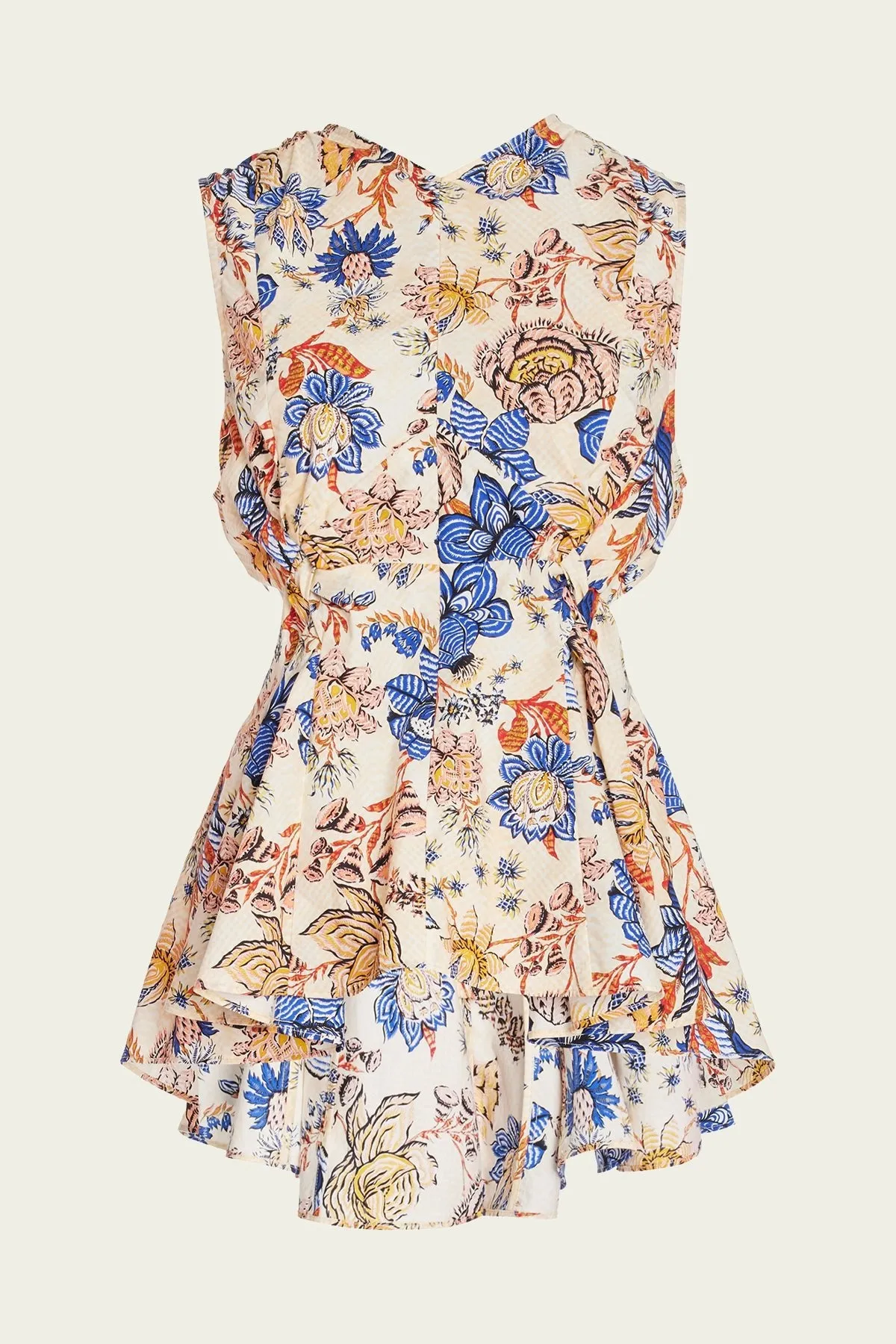 Sydney Printed Top in Magnolia