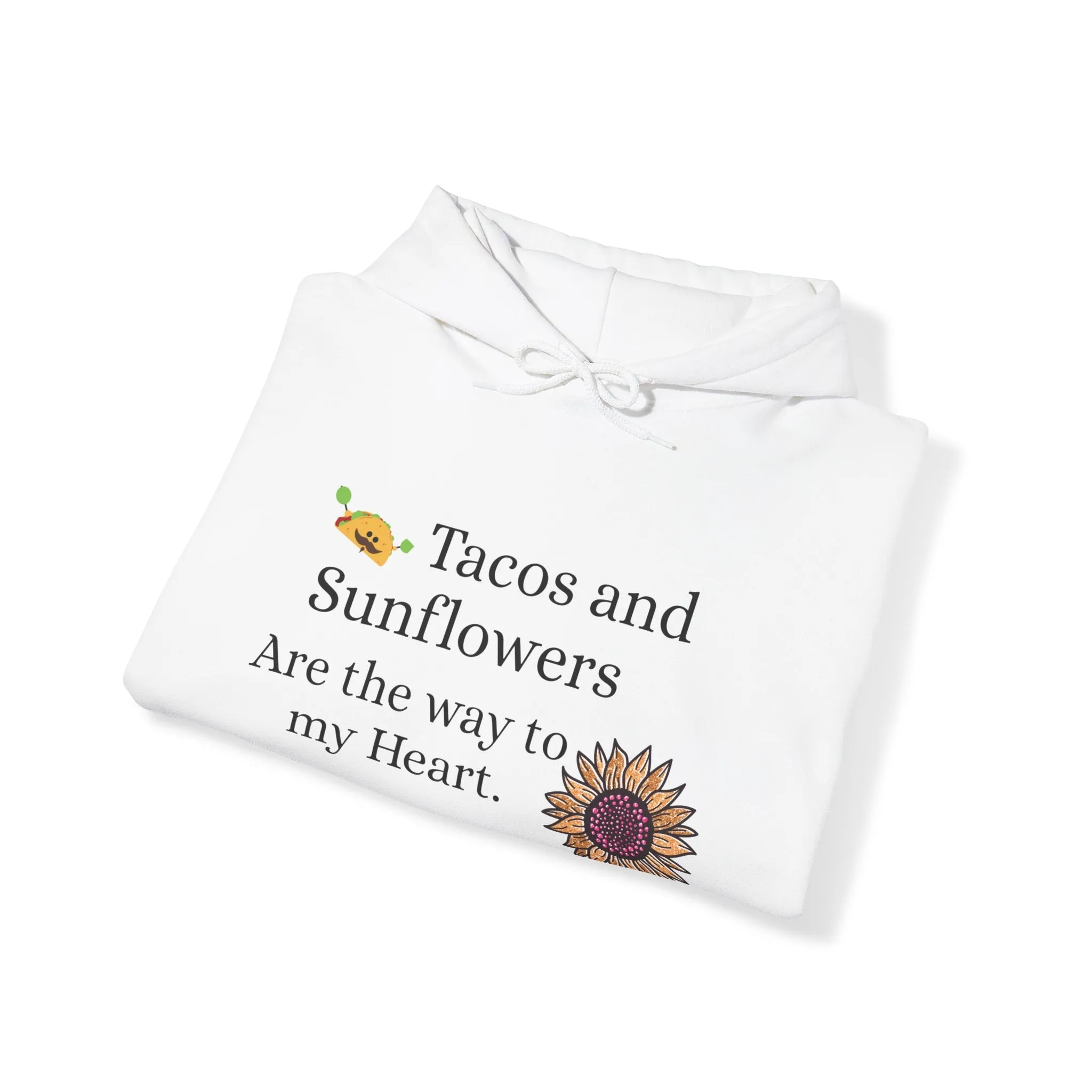 Tacos and Sunflowers, Heavy Blend™ Hooded Sweatshirt