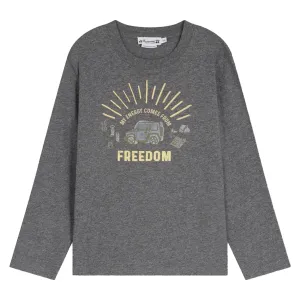 Tadda Grey Long Sleeve T-Shirt