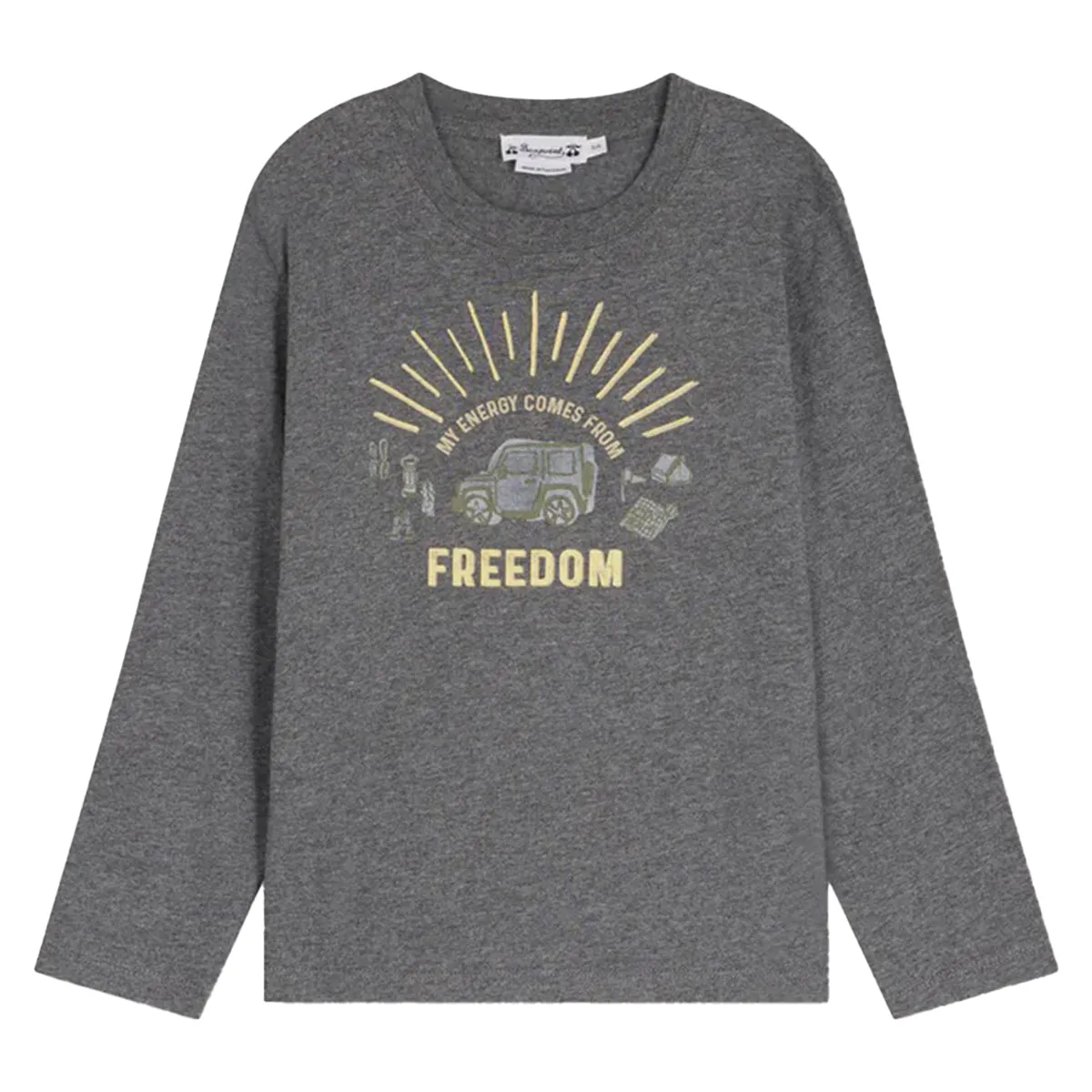 Tadda Grey Long Sleeve T-Shirt
