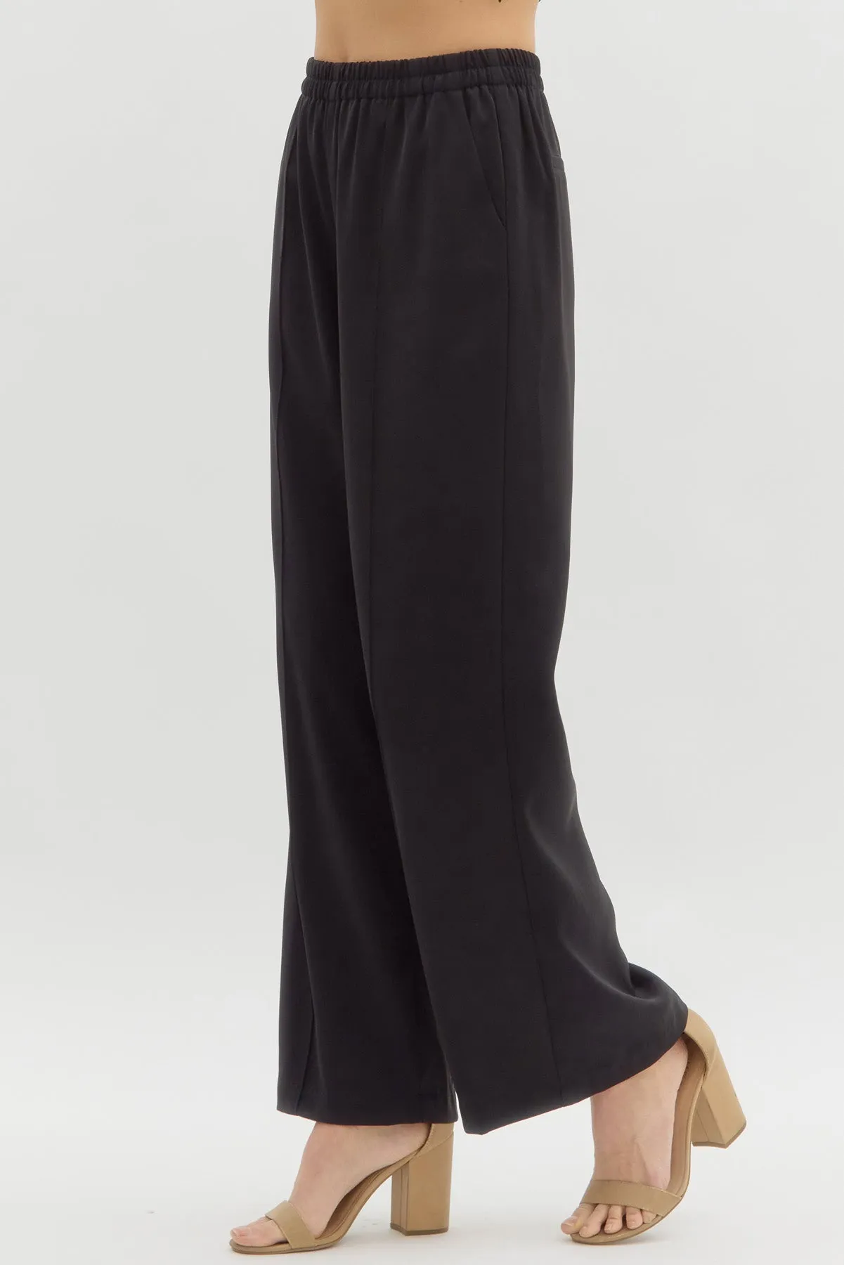 Tailored Straight Leg Pants