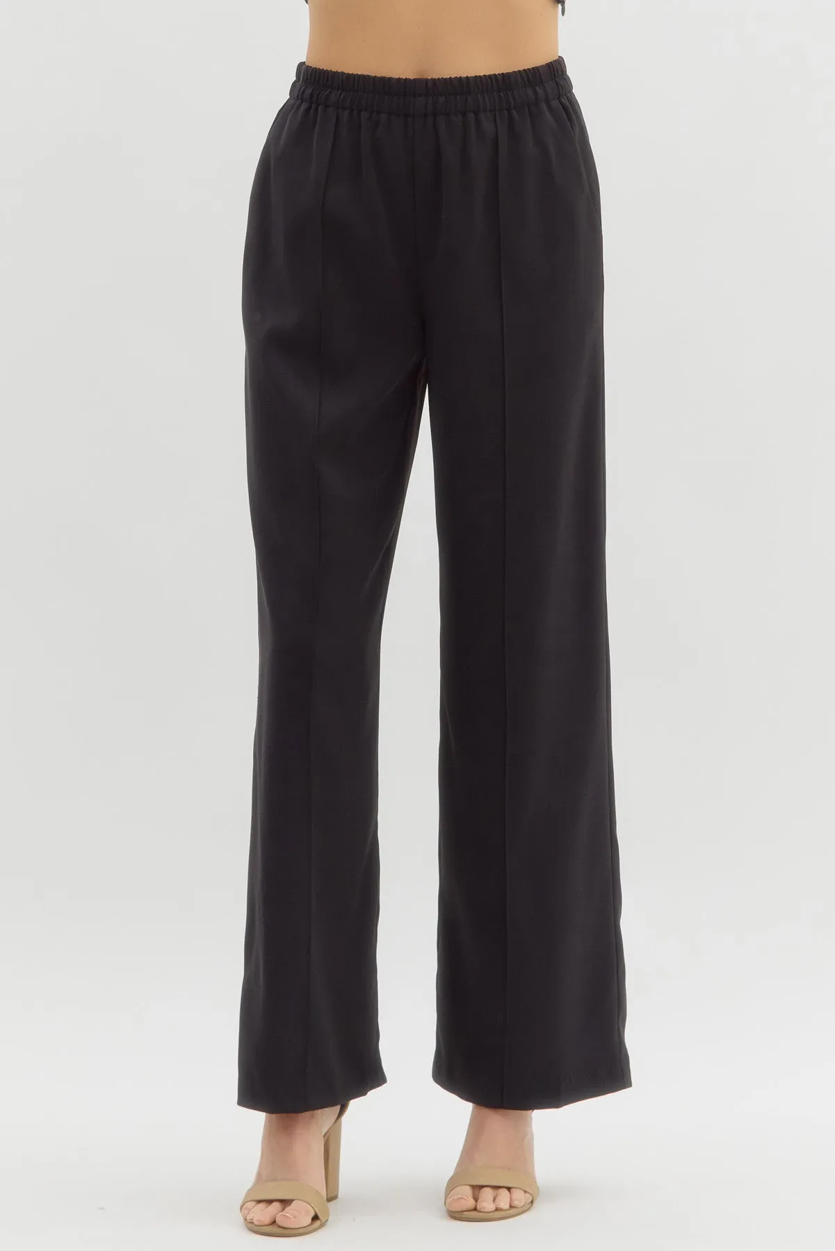 Tailored Straight Leg Pants