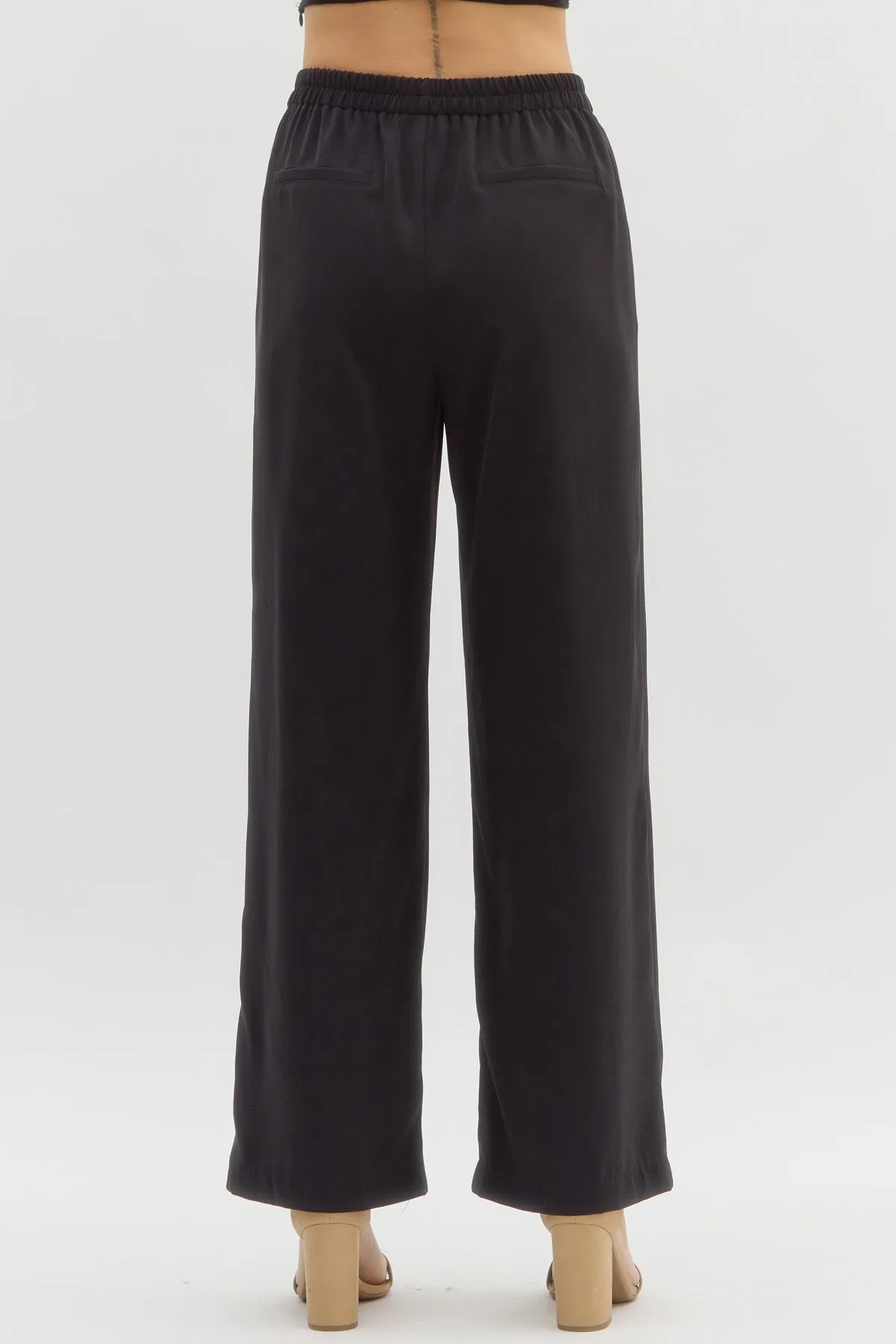 Tailored Straight Leg Pants