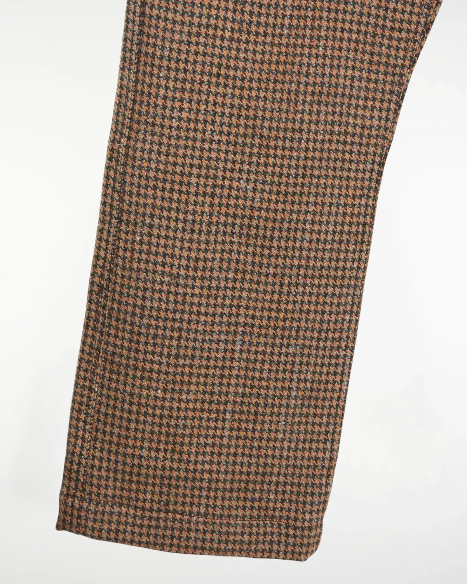 Tamal Pant Houndstooth Wool in Brown