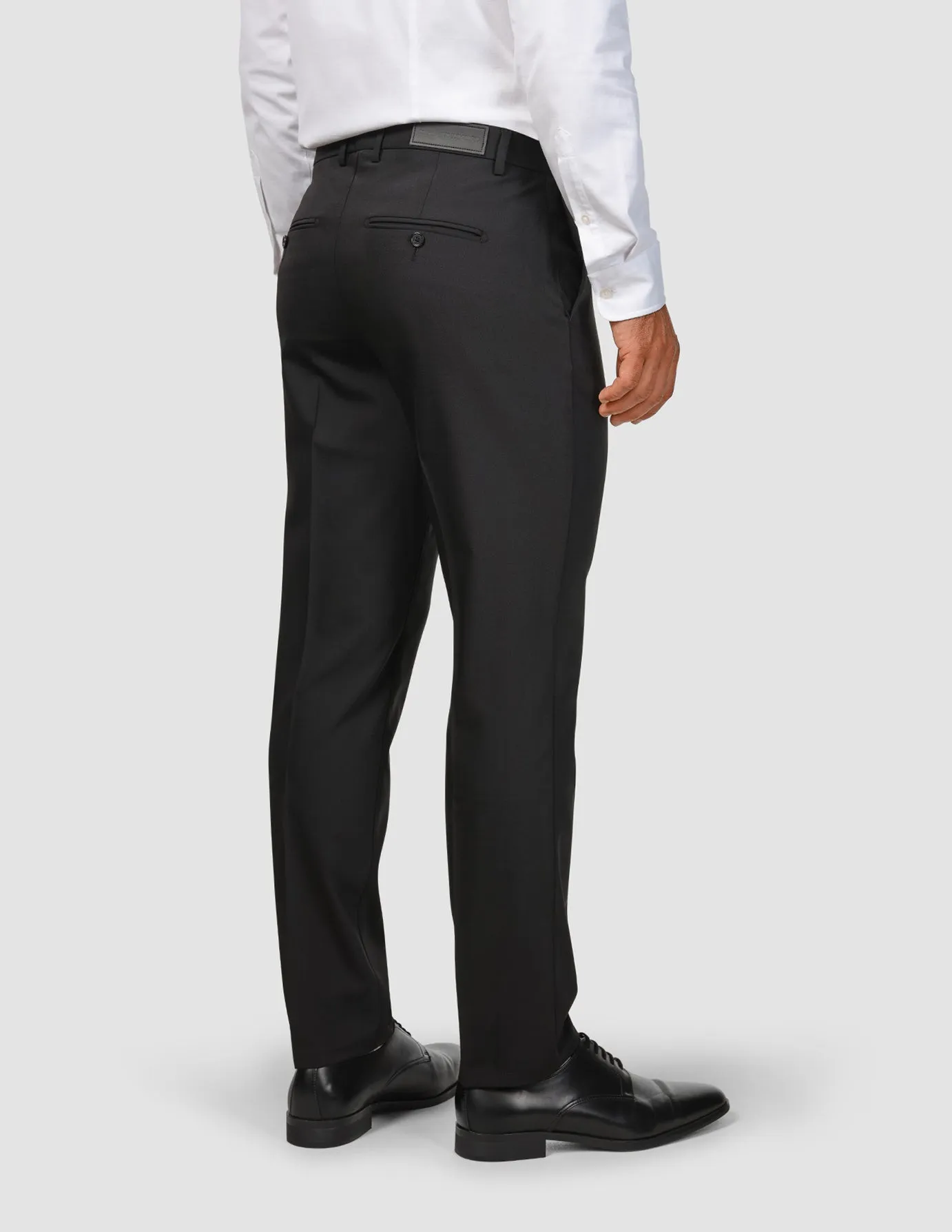 Tech Wool Suit Pants Regular Black
