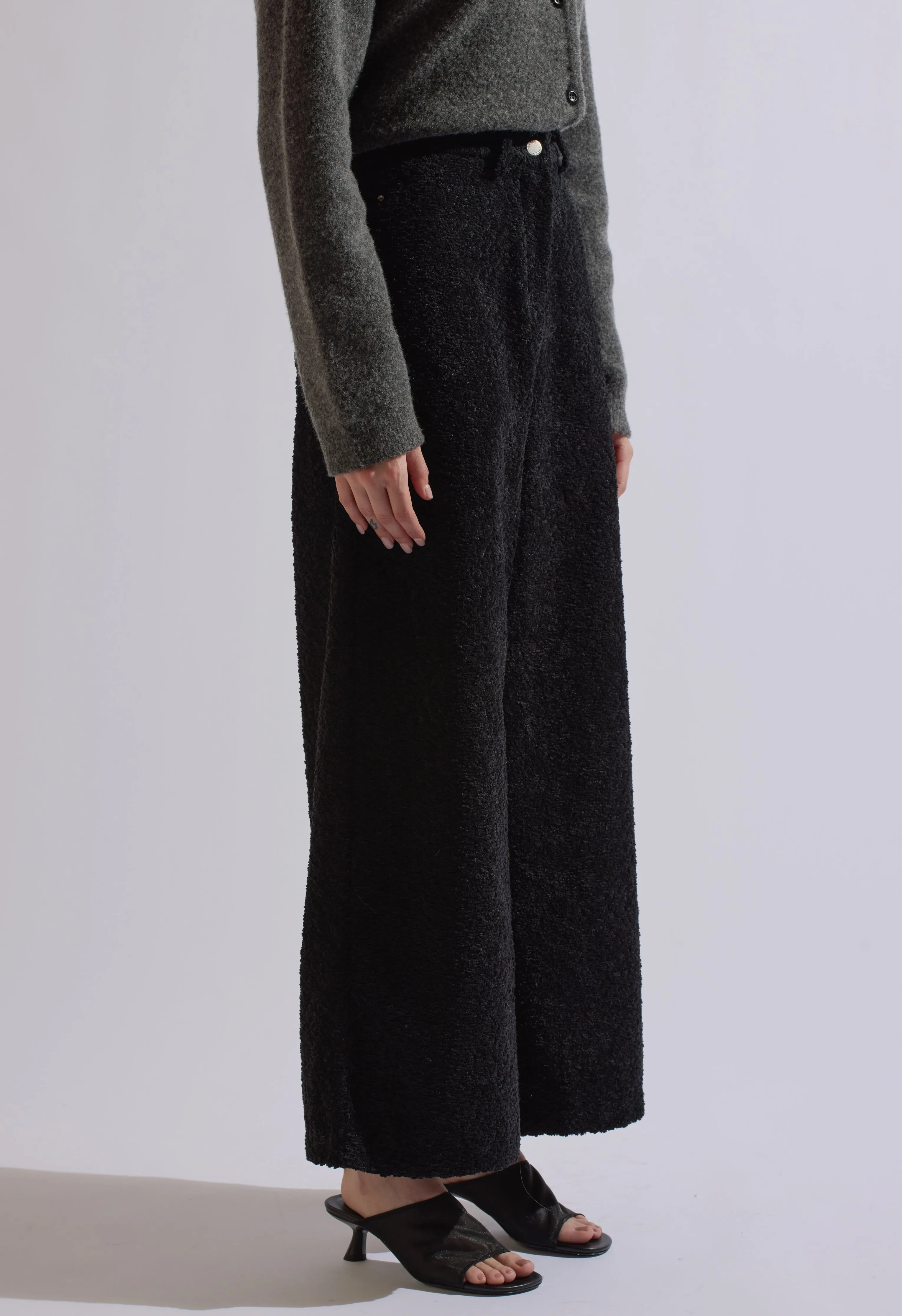 Teddy Pants In Black