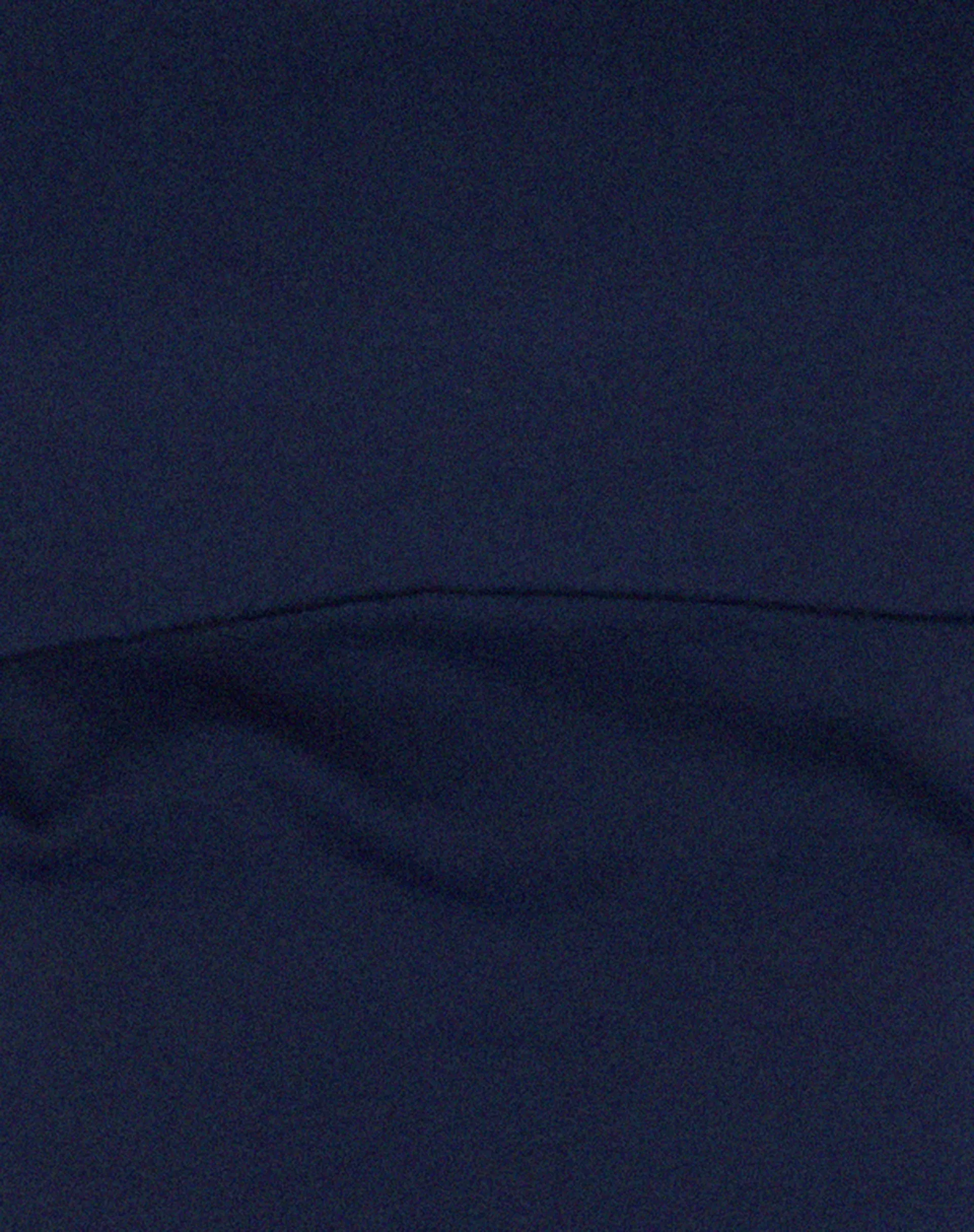 Tenley Crop Top in Satin Midnight Navy Blue