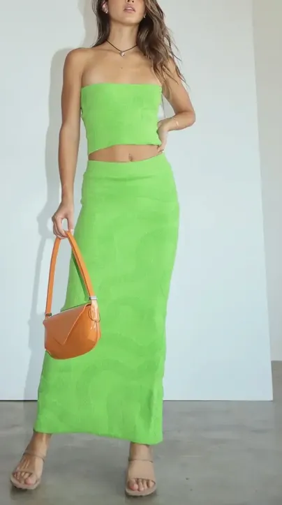Terry Cloth Tube Top