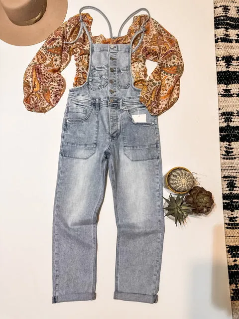 The Catch You Later Denim Overalls