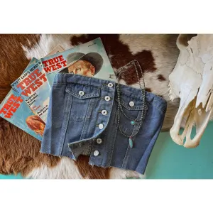 The Hannah Denim Top