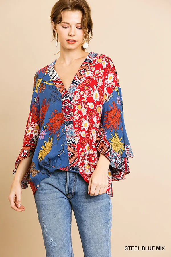 The Jeunessa Top Blue
