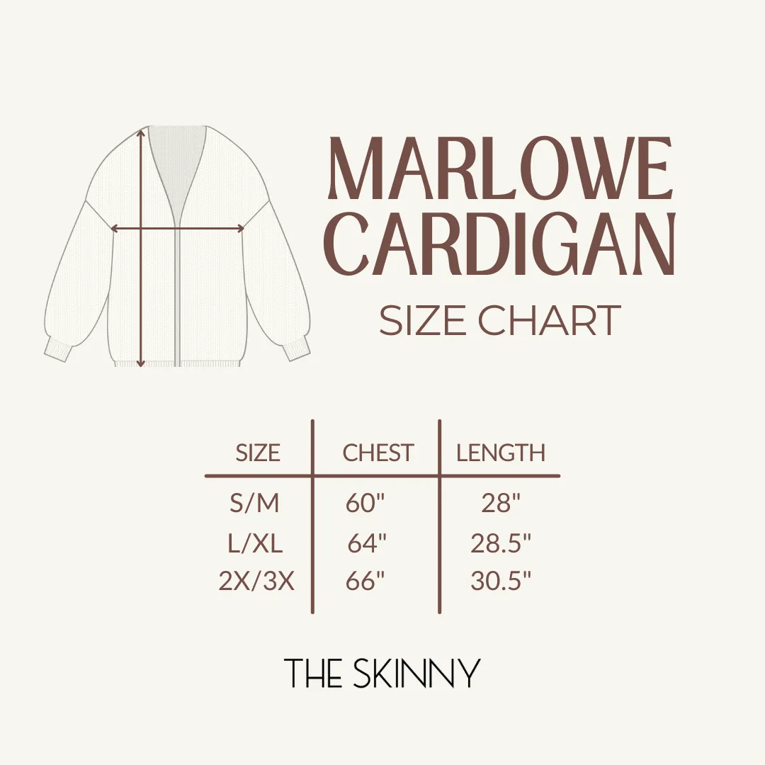 The Marlowe Cardigan - Taylor's Red - PLUS