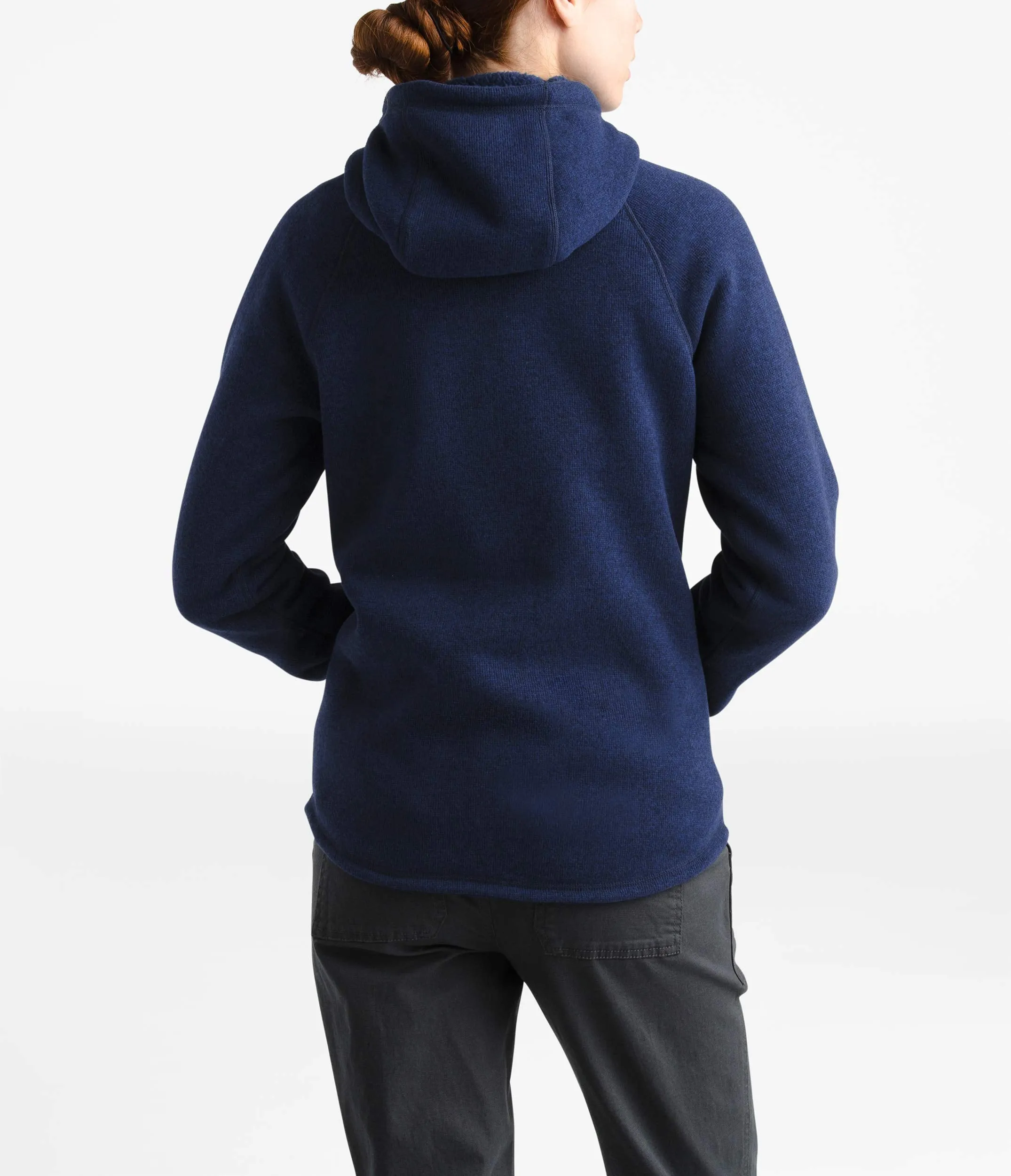 THE NORTH FACE Women's Crescent Hooded Pullover, Montague Blue Heather, M