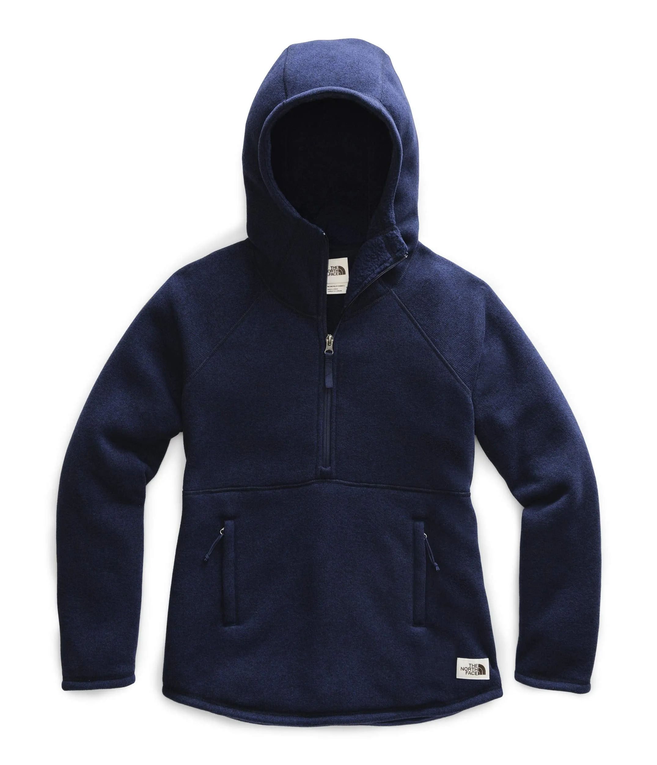 THE NORTH FACE Women's Crescent Hooded Pullover, Montague Blue Heather, M