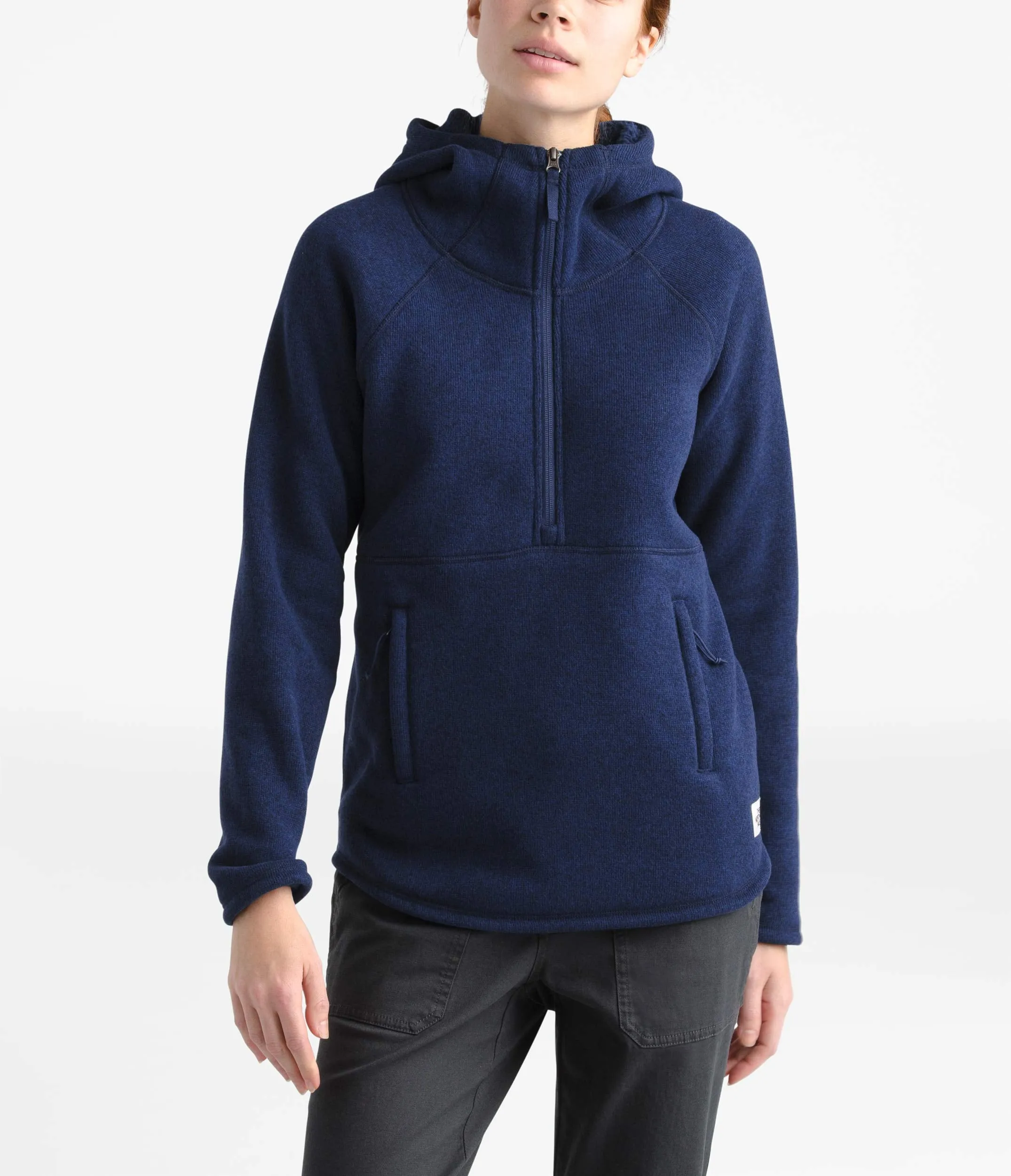 THE NORTH FACE Women's Crescent Hooded Pullover, Montague Blue Heather, M