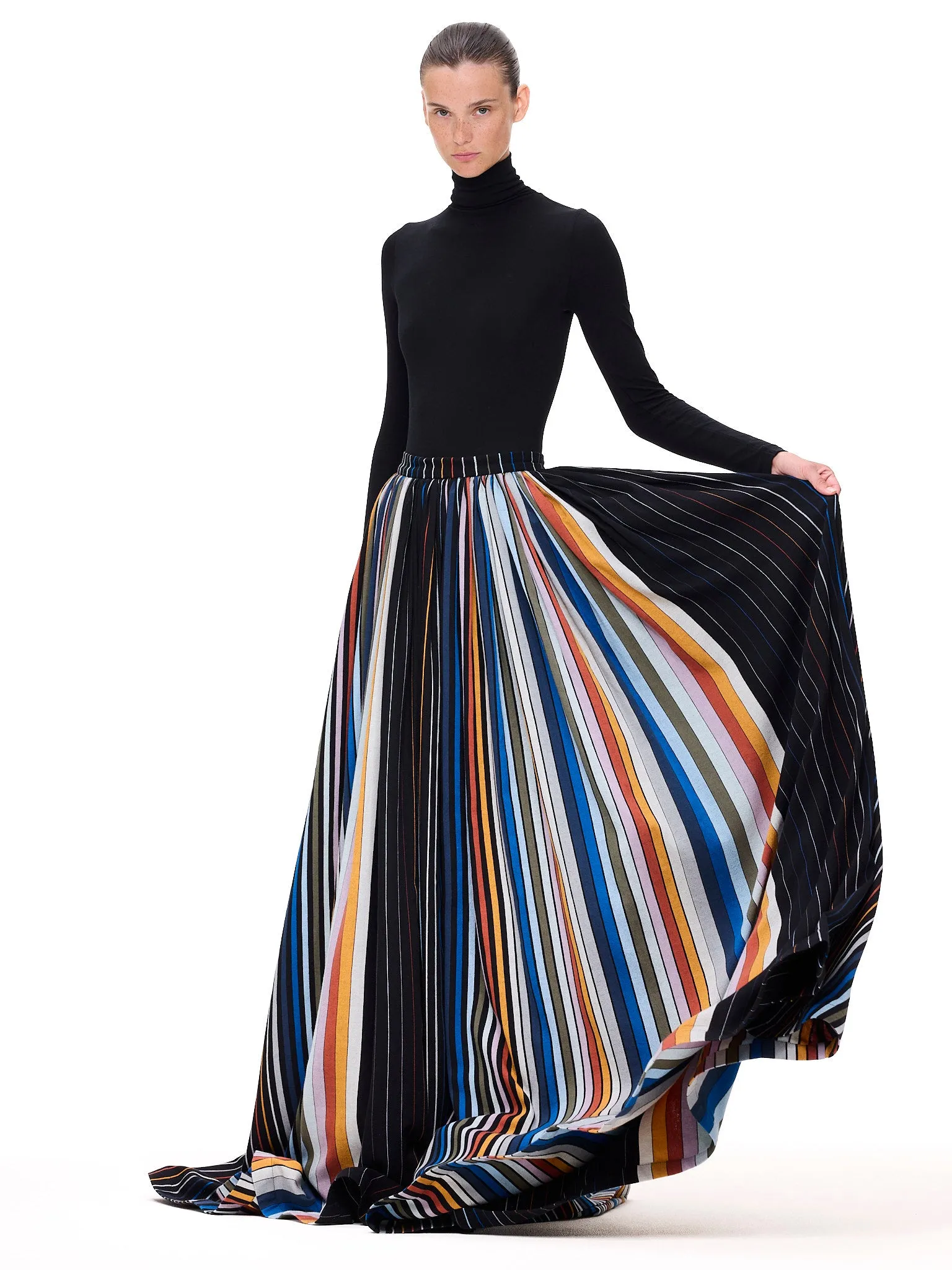 The Puffer Skirt : Stripe 48