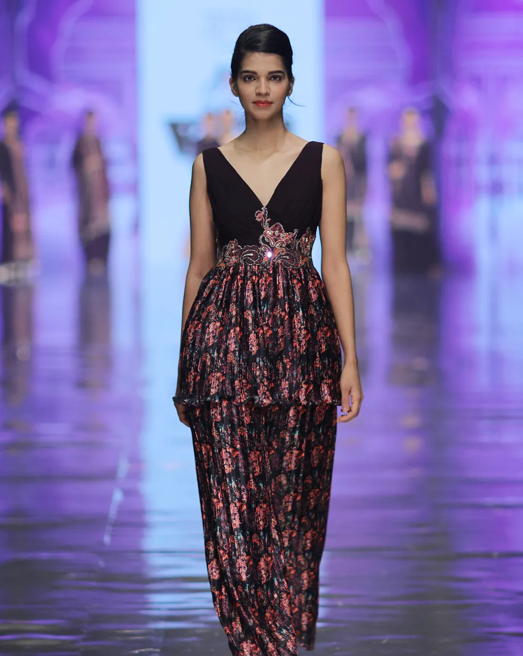 The Purple Digital Peplum Pant