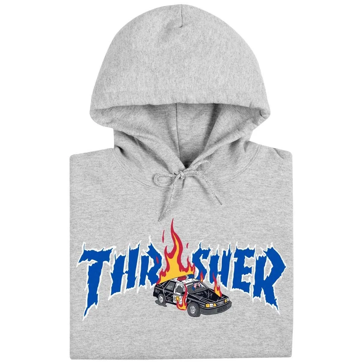Thrasher - Cop Car Hoodie Grey