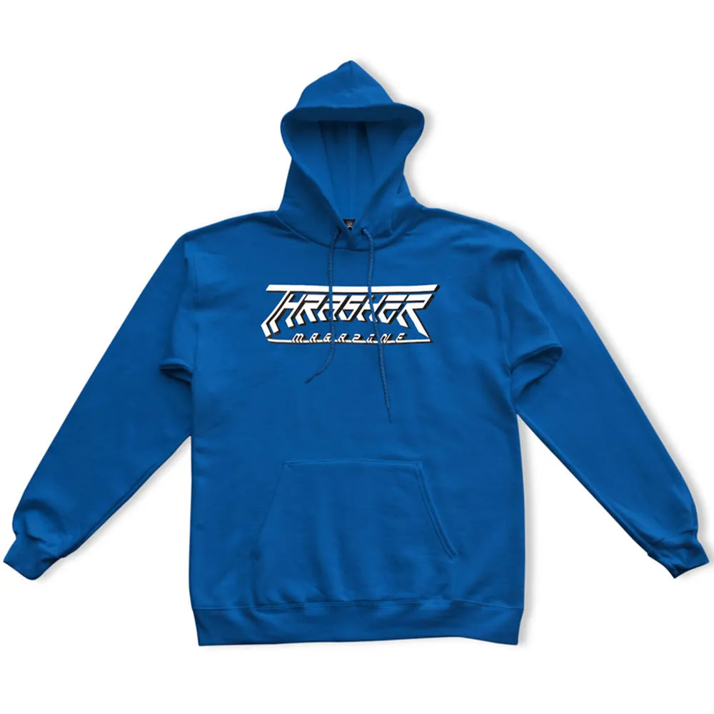 Thrasher - Future Logo Hoodie Royal